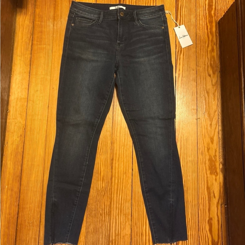 Sam Edelman the Kitten Midrise Skinny Ankle Jeans 6/28 NWT new dark blue